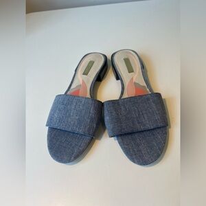 Louis et Cie Denim Slide Sandals | size 8 | *new&unworn*